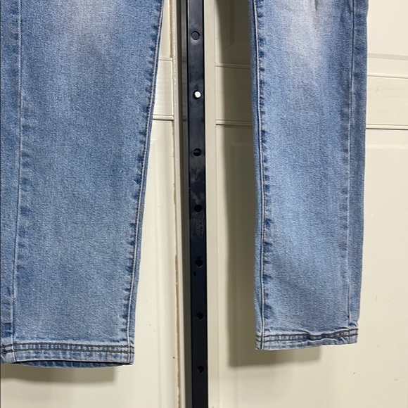 Born Fly Men’s Yellow and Red Art Patchwork Slim Straight Jeans Sz 34 - Picture 6 of 10